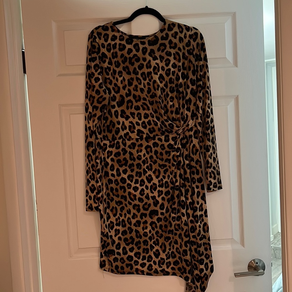 Leopard print dress